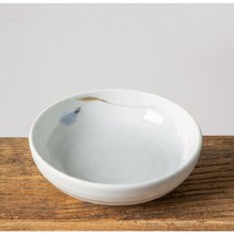 국산 반찬그릇 원형찬기 원찬기 여주도자기 한정식 도자기그릇, 3호