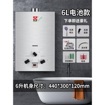업소용 가스온수기 LPG 순간식 중형 엘엔지 용량, 액화 석유 가스, 가스온수기-6L