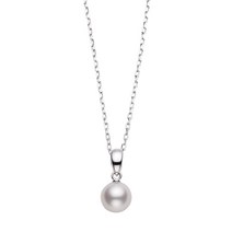 MIKIMOTO 미키모토 18금 펜던트 싱글 해수 진주 목걸이 구입