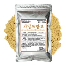 자연초 미국산 와일드망고 씨앗 가루 분말 200g, 2개