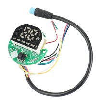 나노휠전동킥보드 Ninebot ES2 전기 킥 스쿠터 어셈블리 교체 대시 보드 용 스위치 패널, 01 Black