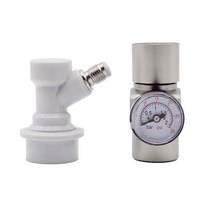 co2레귤레이터 분배기 레귤레이터 이탄 플라스틱 분리 미니 케그 가스 시스템의 기본 Co2 조절기, 한개옵션0