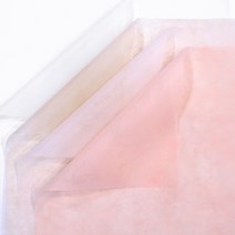 꽃포장지 부직포 꽃다발 포장재료 한지 20P, 연코랄