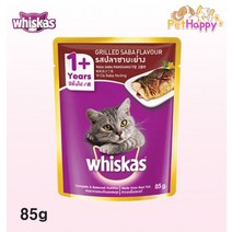 위스카스 구운고등어 85g_마즈 고양이 애묘 습식 사료