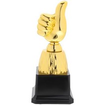 챔피언 트로피 수상 골드 컵 골든 어워드 손가락 축구 경쟁 게임 상금 작은 입상 손 장식, 17.5X7.5X7.5CM