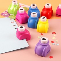 가죽 원형 삼공펀치 1공 타공기 셀프제본 벨트구멍 종이, 하트