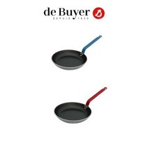 [de Buyer] 드부이에 쵸크 논스틱 인덕션 후라이팬 20cm, 2.레드20cm, 1개