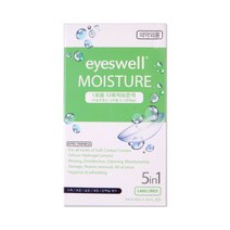 아이스웰 모이스춰 1회용 콘택트렌즈 보존액(7ml X 5ea)*1통, 1개