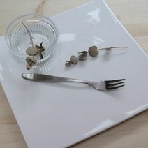 타원 실용적인 티포크 티스푼 답례품 선물 인테리어 수저세트