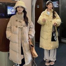 크루아상 롱 크루아상 패딩 여잔키 패딩