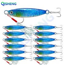 [QISHENG] 배스루어 반짝이 메탈지그 13개입/세트, LBLS-4#, 7g