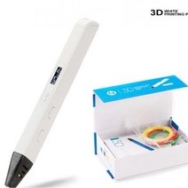 3D펜/3디펜/입체펜/3D프린팅펜/매직펜/3D프린트/RP800A/유튜브펜/고급형/3D프린터/프린터펜, 색상/RP800A고급형3D펜(화이트)