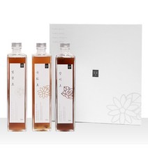 우리꽃연구소 꽃초 500ml 3종 선물세트, 상세설명 참조, 04_벚꽃초 500ml/01_국화초 500ml/02_장미초 500ml