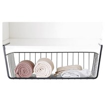 선반 세탁실 틈새 수납장 정리 슬림 수납 서제 메탈랙 세탁 용품 소품 세제 속옷 수건 책상 옷장 바구니형 철망 트레이 걸이 주방 보조 수납함 정리함 다목적 1p