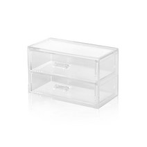 지오리빙 미니 투명 서랍장 / 빅사이즈 3단 서랍장, 투명2단