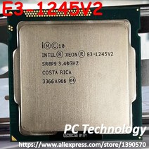 리퍼 CPU 인텔 제온 프로세서 E3-1245 v2 8M 캐시 3.40GHz SR0P9 LGA1155 E3 1245 CPU V2 HD P40, 한개옵션0