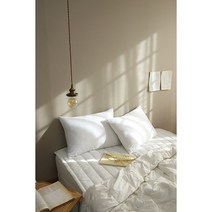 나홀로그램 국내생산 호텔식 베게커버 고급 순면 60수 사틴 50x70 2P (1+1) 3종 택1