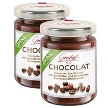 Grashoff Chocolat Creme 그라스호프 에스프레소 커피 빈 다크 초콜릿 크림 스프레드 초코잼 250g 2팩