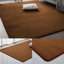 사계절 러그 200CM(커피) 먼지안나는러그 오피스텔카페트 층간소음러그