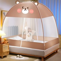 모기장 원터치 텐트형 화이트 방충망 침대 학생 기숙사 가정용, 옵션3