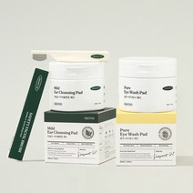 프로젝트21 퓨어 페이스 케어 110ml 50매 세트 (아이워시 이어클렌징 패드 페이셜 브러쉬 강아지 고양이) 232071, 댕냥이 페이셜 케어 SET