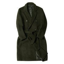 남성 남성정장자켓 카키색 겨울 남자 더블 데일리 울코트 직장인 코트 회사원 아우터 울자켓 친구선물 카라코트 코디 코트코디