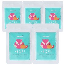 티트리트 여우티 팥호박차 붓기완화 붓기제거, 16.5g, 5개