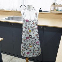 색감좋은 홈베이킹 허리끈 린넨앞치마 에이프런 깔끔한앞치마 30대여성 데일리 패션 단체앞치마 제과 모던