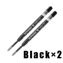 독일 Original Schneider 39 뉴트럴 젤 펜 리필 카트리지 코어 유럽 표준 G2 gelion39 gelion + refill 볼펜, 블랙 2장