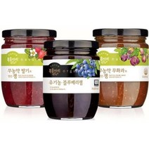 청정원 복음자리 무농약 딸기잼 360g+무농약무화과 350g+유기농 블루베리잼 340g, 19개