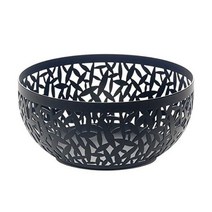 Alessi 선인장 무늬 빵 과일 그릇 볼 바구니 블랙, Size 1 Ø21cm_Schwarz