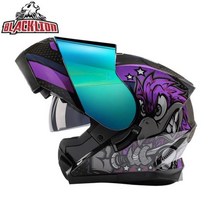 클래식헬멧 풀페이스 소두핏 레트로 스쿠터 XL XXL 이탈리아에서 승인 풀 페이스 헬멧 남자 여자, 19+L