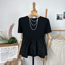 (당일발송) 클래씨 여름 셔링 반팔 티셔츠(2color)