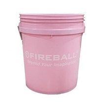 파이어볼 세차버킷 18L 세차물통 색상선택, 핑크