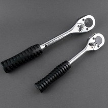 09통-09TONG 복스세트 복스용품 모음 가정용 산업용 DIY 차량용, 1개, 3/8 라쳇렌치 고무그립 라쳇핸들 깔깔이