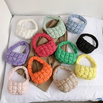 선빛 러드 미니백 구름 토트 손목가방 여성