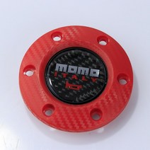 자동차핸들튜닝 Jdm 이탈리아 momo 탄소 섬유 자동차 버튼 스포츠 스티어링 휠 센터 캡 범용, 06 YELLOW