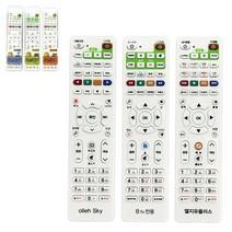 콤보 TV 셋톱박스 리모콘 삼성 엘지 티비 셋탑 IPTV 리모컨 KT 올레 SK 브로드밴드 BTV LG 유플러스, (LG셋톱3030+에너자이저AAA2p)