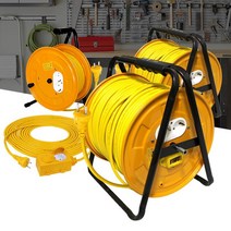 캠핑용 릴선 연장 전기선 작업선 캠핑전기릴선 전기릴 케이블릴 케이블, 상세페이지참조, 전선릴 접지 60호