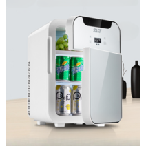 차량용 가정용 미니 화장품 음료수 냉장고 소형 사무실, 18 L 엘레강스 실버