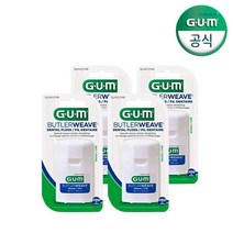 GUM 검 치과 위브 왁스 대용량 치실(183m) 1140 4개, 단품