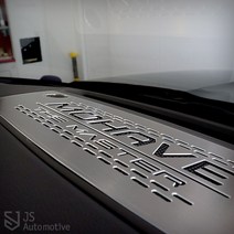 JS automotive 모하비더마스터 알루미늄 대시보드 스피커 사운드 커버 패드 먼지 기스 스크래치 방지 엠블럼 메탈 카본 차량 인테리어 악세사리 드레스업 튜닝 몰딩 용품