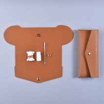 레더키트 가죽공예diy키트 사피아노 필통만들기, 카멜