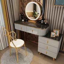 서랍장 수납장 2단 3단 4단 옷장 조명과 테이블 화장대 책상 현대적인, 5.100cm  1 Set  A2