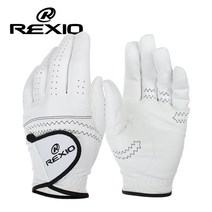 [2021년신상품]REXIO 렉시오 쓰리밴드 비거리UP 인조양피 남성용 골프장갑-3PCS