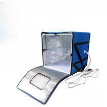 반죽 상자 발효기 도우 발효 보온 박스 막걸리 제빵, 블루+소+내부선반 없음