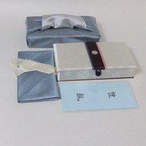 현금예단함 예단보 세트 서식지 보자기 블루 일반