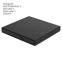 cd리핑 리핑기 cd dvd플레이어 odd 라이터 usb 2.0 레코더 드라이브 노트북 pc 용 외부 휴대용 버너 리더, 02가 아닌