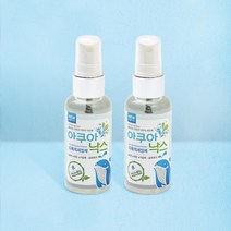 아쿠아낙스 [아쿠아낙스] 휴대용 60ml *2 알칼리이온수100% 다용도세제, 1