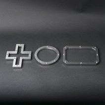 주문 제작 내열 유리 브라켓 세트 맞춤제작 화목 난로 불보기창 DIY 불멍창 만들기 다이 내열유리창 교체, 601mm이상 전화문의